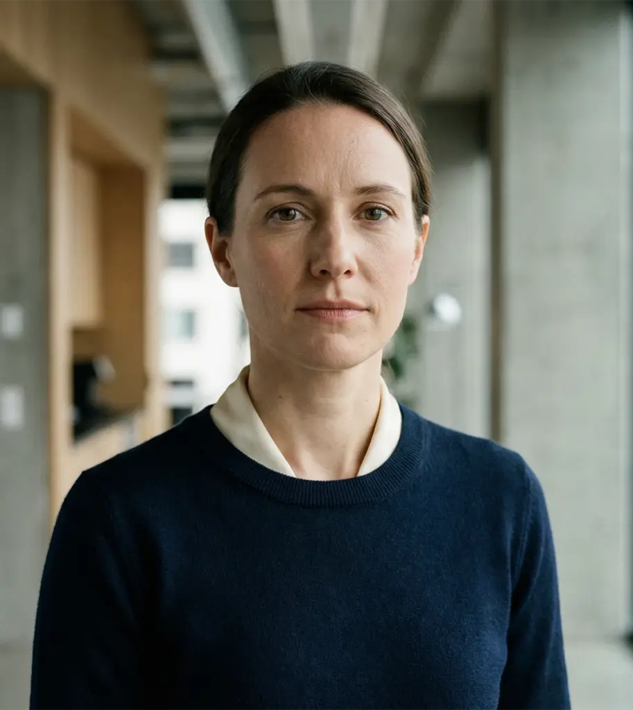 Professionelle Frau in modernem Büro; Recruiting in Treuhand, Buchhaltung, Rechnungswesen, Schweiz.